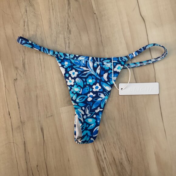 Bright Swimwear Fiona Bottom in Midnight Bloom, size small - Picture 2 of 5